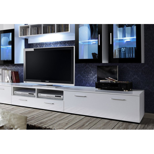 Lira Entertainment Unit White Gloss